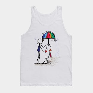 Make someone happy boy and girl Tank Top